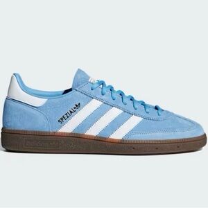 Adidas Handball Spezial Sneaker Light Blue Suede Men’s 9 Women’s 10 New in Box